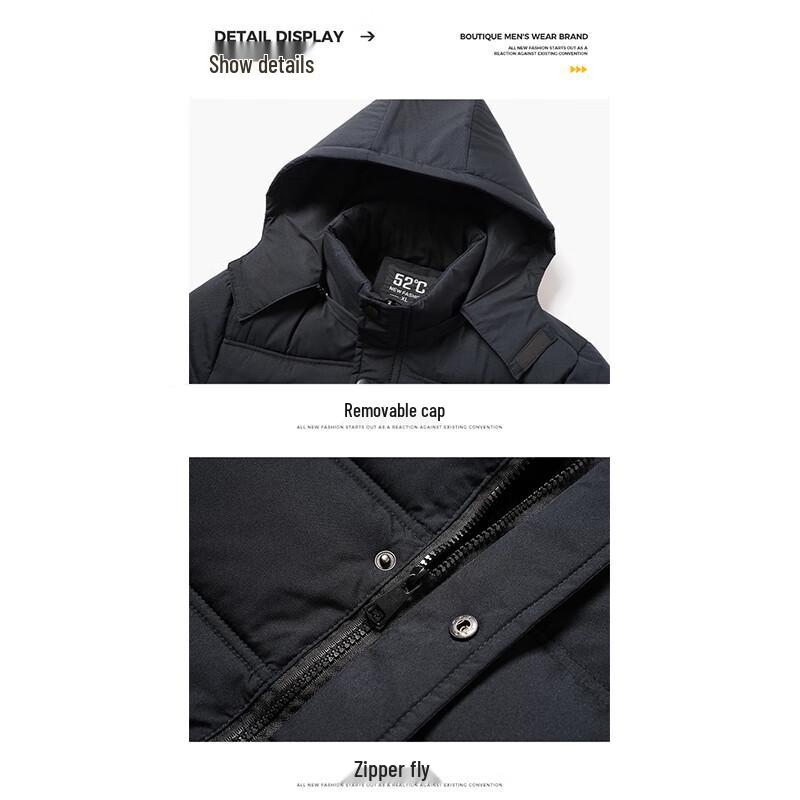 Pierre Cardin Men's Hooded Padded Jacket