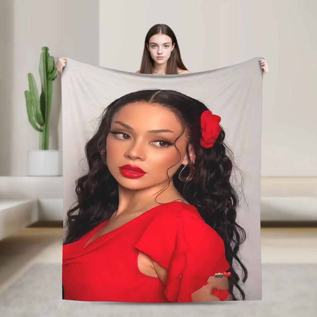 Ayliva Singer Tour 2025 Plush Blankets Boy Girl  Flannel Bedding Throws For Home Decor Soft Warm Design Quality Bedspread Gift