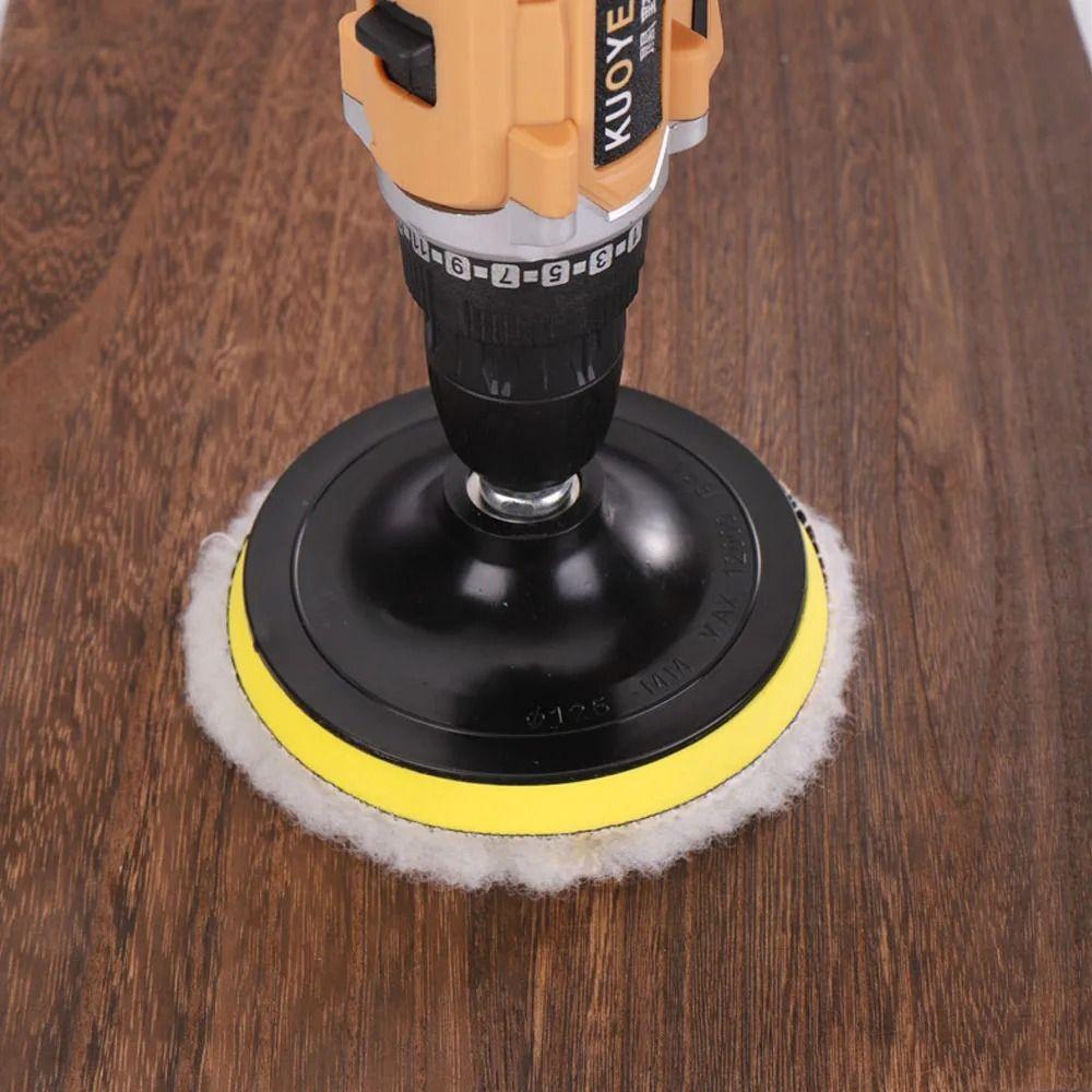 5 шт. 3/4/5/6/7 дюймов Диск из губки для полировки автомобиля для полировальной машины Уход за лакокрасочным покрытием автомобиля