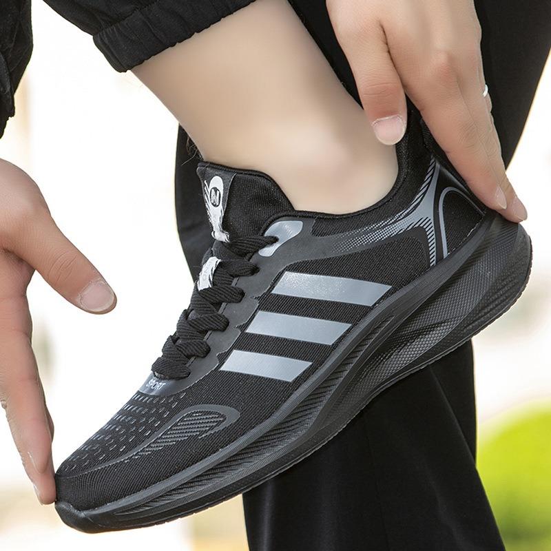 Весенняя новая пара повседневной обуви сетчатая дышащая универсальная модная обувь для бега для учеников средней школы высокоэластичная трендовая обувь