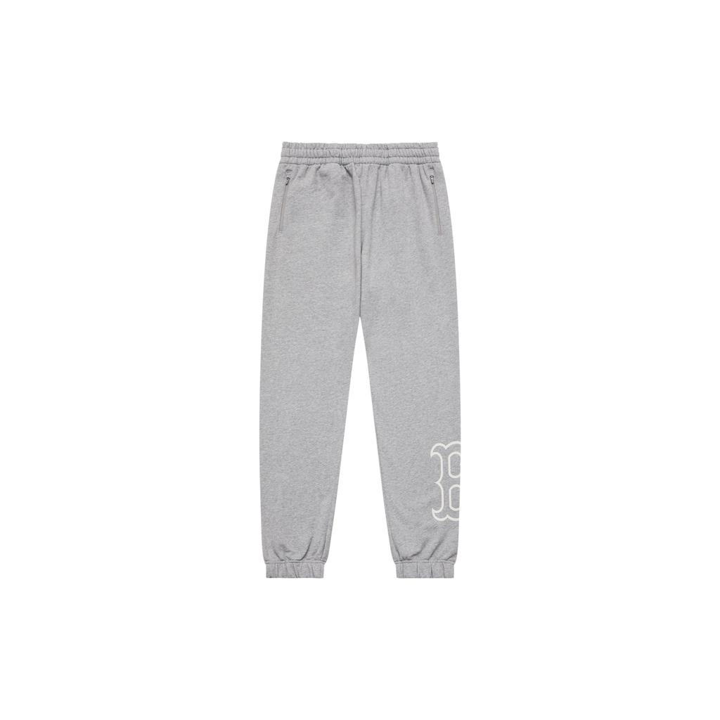 MLB Knitted Sweatpants Unisex Light Gray Moderate Sweatpants 3APTB0834-43MGS