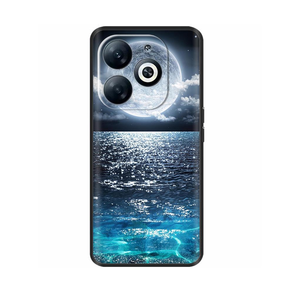 For Infinix Smart 8 Case Cover Funda Black Soft Silicone TPU Protective Phone Case For infinix Smart 8 Smart8 X6525 Bumper Coque