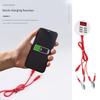 Интеллектуальный ЖК-экран 5 В USB Многофункциональный адаптер питания Док-станция на 6 портов Адаптер для зарядки аккумулятора с зажимом типа "крокодил"