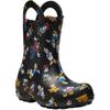Crocs Микки и друзья Износостойкие и водонепроницаемые детские ботинки Черные детские