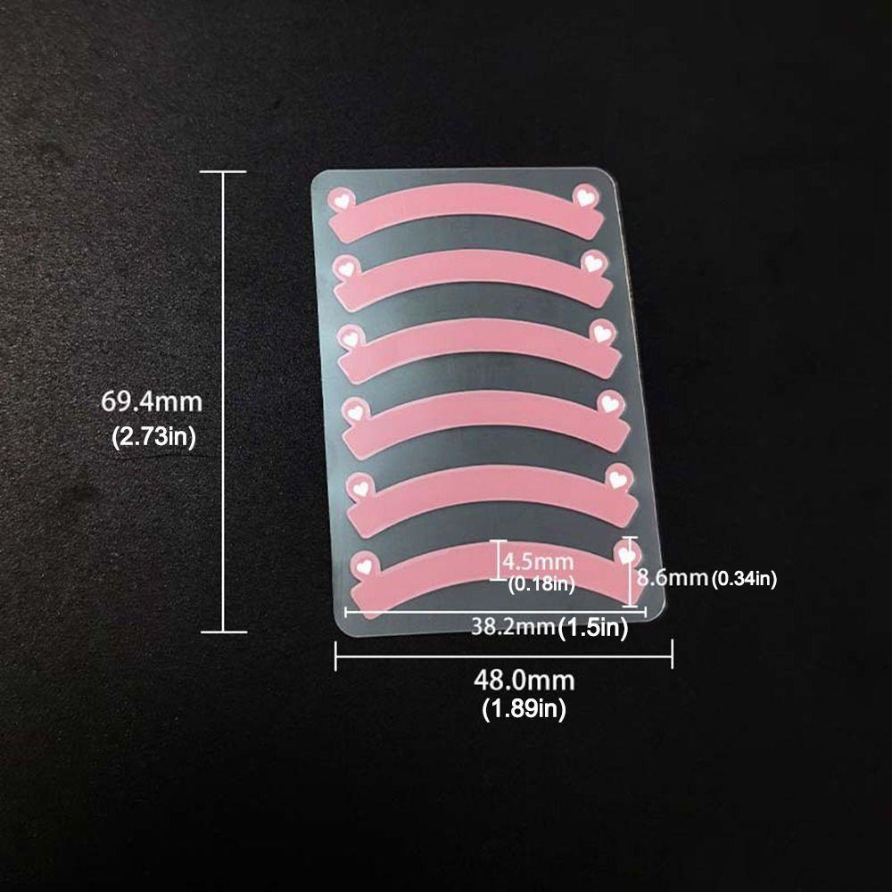 3Pairs Reusable Silicone Eyelash Perm Pads Applicator Tools Eyelash Lifting Shield  for Women