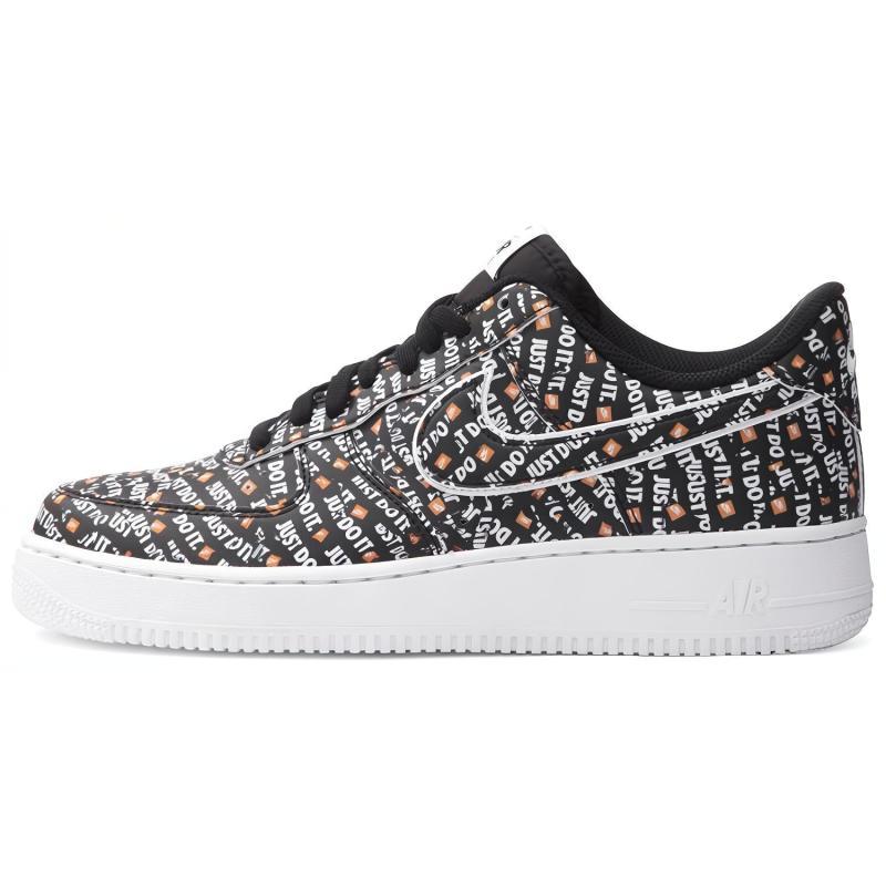 Nike Air Force 1 07 LV8 JDI Unisex Low Top Skate Shoes Black AO6296-001