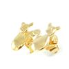 Les Trésors De Lily [B7578] - Gold Plated 'Cats' Earrings