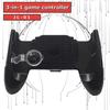 Portable Mobile Phone Gamepad Joystick Controller with Plastic Bracket for Aim Shooting Game Handle Phone Holder
