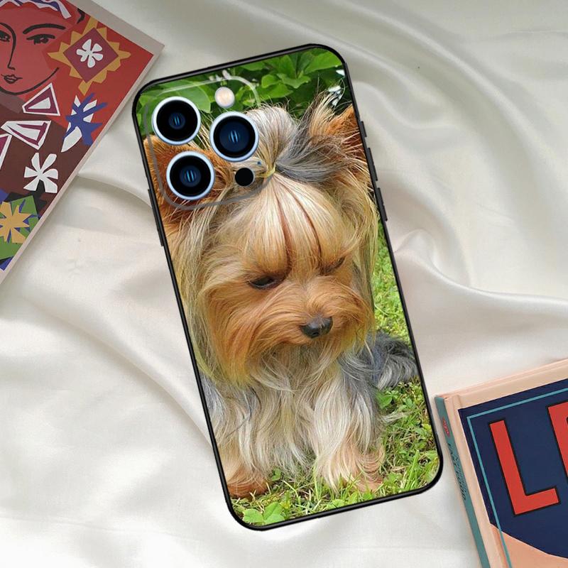 Yorkshire Terrier Dog Phone Case For iPhone 15 14 12 11 13 16 17 Pro Max 15 16 Plus 13 Mini 16e 17 Air Funda Cover