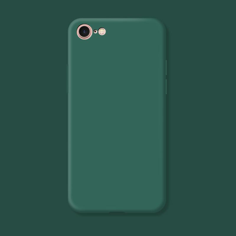 Чехол для iphone 6 7 8 Plus Ударопрочный ТПУ Жидкий Силикон Защитная Задняя Крышка Телефона для iphone SE Чехол