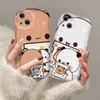 Чехол для телефона Горячий BuBu DuDu Пара Мультяшный Для iPhone 17 16 16e 15 14 13 12 11 Pro Max Mini X XR XSMAX Air Plus Мягкий ТПУ Задняя крышка