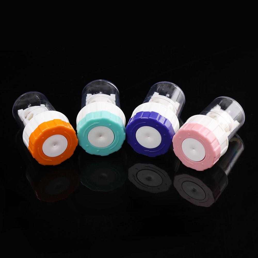 New Mini Plastic Contact Lens Case Travel Glasses Holder Candy Color Soaking Box