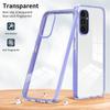 2 In 1 TPU+PC High-definition Transparent Shockproof Phone Case For iPhone Samsung Xiaomi Redmi OPPO VIVO Moto