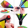Воздушный шар с горячим воздухом Wind Spinner Rainbow Hanging Wind Twister Уличная ветряная мельница Сад Двор Домашний фестиваль Праздничный воздушный шар