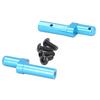 2PCS Battery Post for Tamiya TT02 Aluminum Alloy RC Battery Retaining Post for 1/10 RC Car Upgrade Replacement Parts Blue