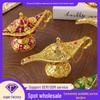 European Aladdin's Lamp Gold Retro Pattern Figurine: Classical Style Decorative Craft