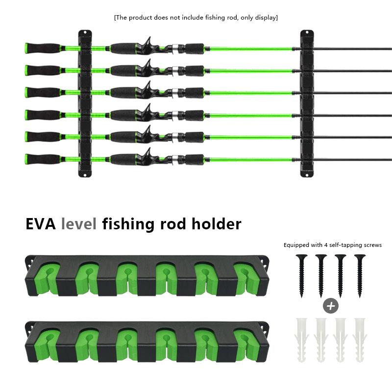 1 комплект крепежных кронштейнов 6-местная стойка настенная стойка для удочек для лодки горизонтальный/вертикальный держатель для удочек