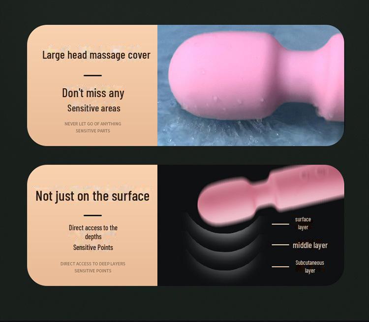 Jiyu Интеллектуальный перезаряжаемый AV-вибратор для женщин