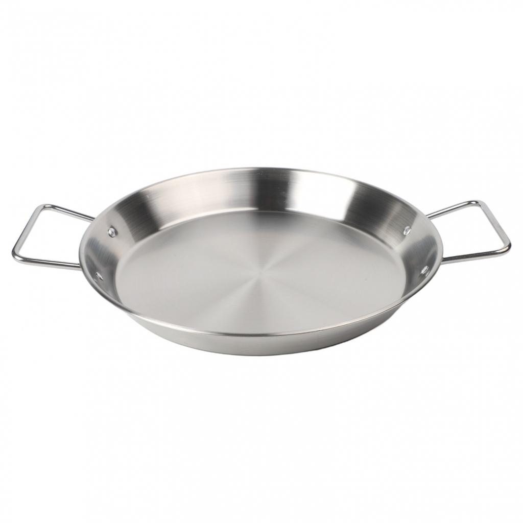 Paella Cooking Pot Stainless Steel Pot Ergonomic Handles High Temperature Safe