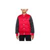 Jordan Logo Print Reversible Baseball Jacket Kids Jackets Black DO3461-010