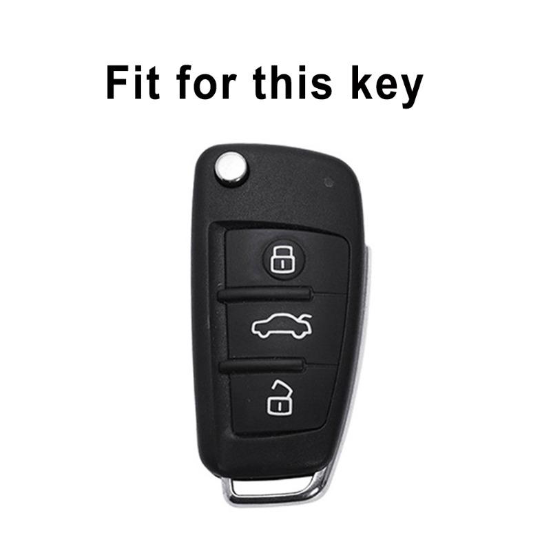 Чехол для автомобильного пульта дистанционного управления из ТПУ, чехол-держатель для A4 B7 A6 C6 4f 8v A3 8p A1 A3, бесключевые аксессуары