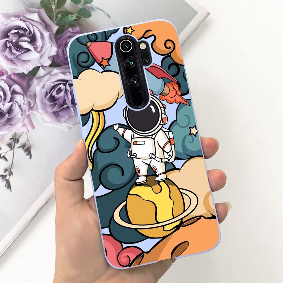 Новый чехол для Xiaomi Redmi Note 8 Pro 6,53" Милый мультяшный мягкий силиконовый задний чехол для Redmi Note 8Pro 8 pro Защитный чехол для телефона