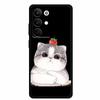 Black Silicone Case For Realme C85 Pro 2025 Case Cartoon Soft TPU Back Cover For Realme C85 5G Phone Case C 85 Pro Coque Funda