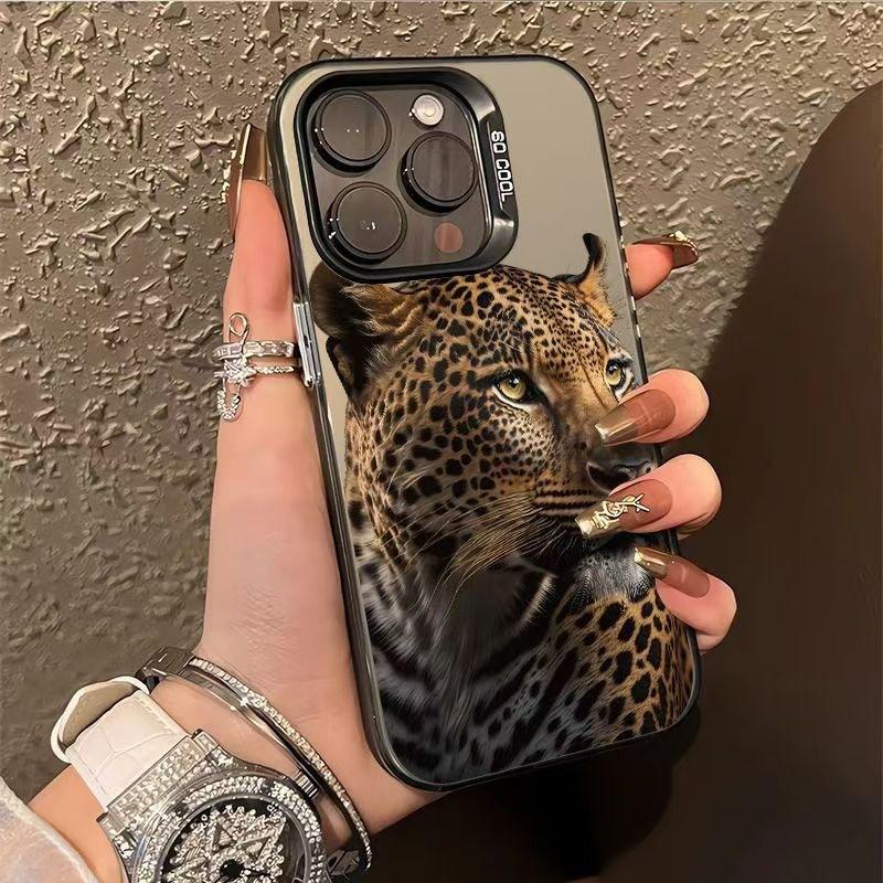 Леопард подходит для чехла для мобильного телефона Apple 15Promax iPhone16Pro продвинутый 14plus новый 13Pro Европа и Америка