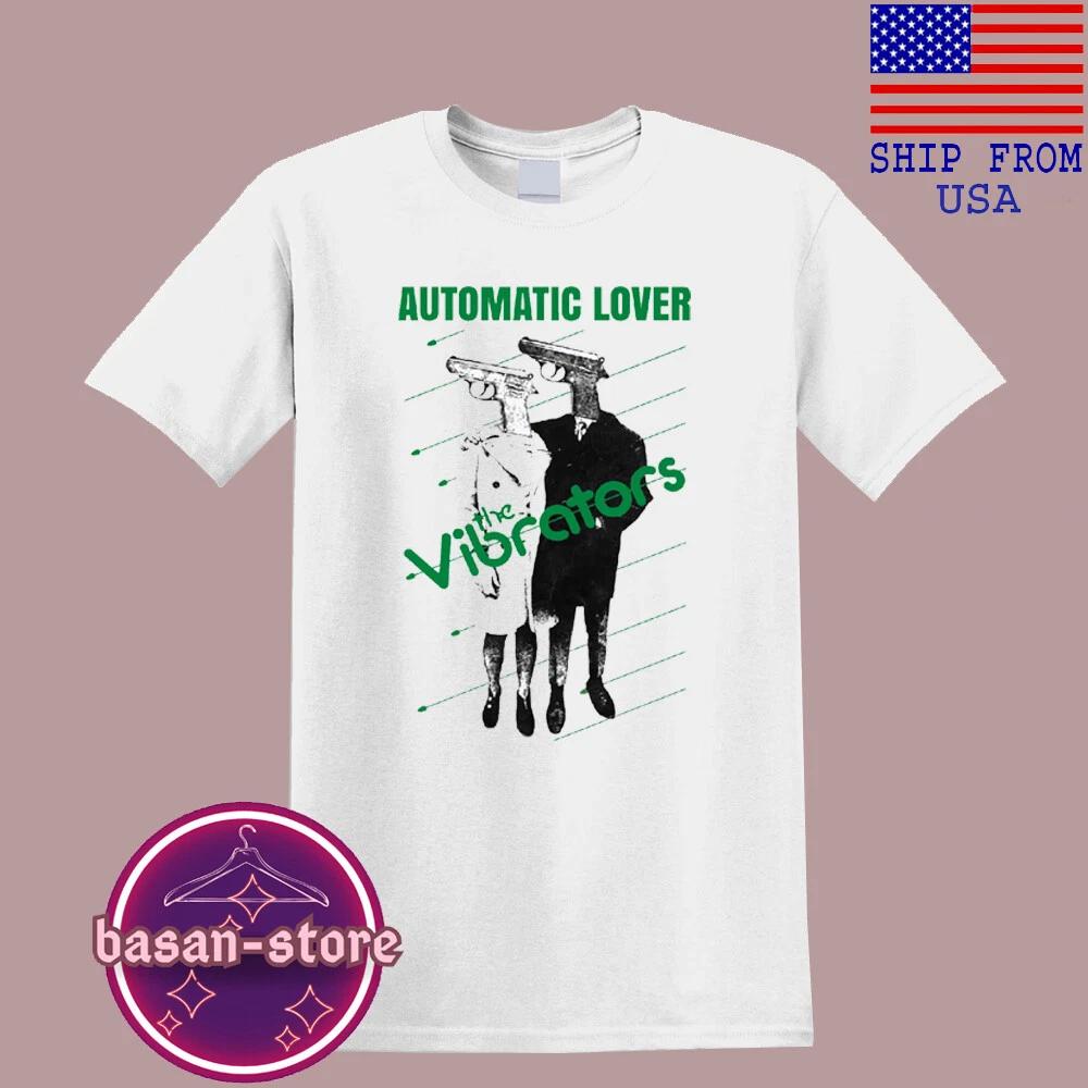 The Vibrators Automatic Lover Men's White T-Shirt Tee Top Unisex