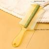 [Portable Fine-Tooth Comb] Orange & Yellow Portable Fine-Tooth Hair Comb | Dandruff & Lice Removal, Ergonomic ABS Plastic Handle
