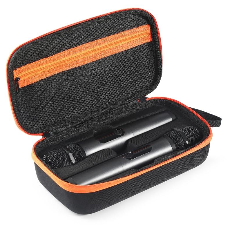 Водонепроницаемый дорожный чехол для портативного микрофона для вечеринок с ручкой для переноски, защитой и сумкой для переноски