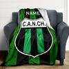 Custom Name Atletico Madrid Crest blanket for Couch & Bed, Plush Cozy Fuzzy Blanket Super Soft & Warm Blankets for Fall and Winter. 0908250