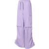 Оригинальные городские скейт-модные мягкие универсальные спортивные брюки-карго на шнуровке женские штаны фиолетовый JN1685