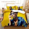 Постельное белье Playboi Carti Односпальное Двуспальное Полный Размер Queen King Размер Комплект Постельного Белья Для Спальни Мальчиков Взрослых Комплекты С Пододеяльником 3D Печать Комплект Простыней