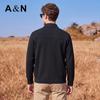 Antonio Men's Wool-Blend Turn-Down Collar Casual Jacket