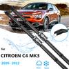 2x для Citroen C4X C41 2022 аксессуары, передние щетки стеклоочистителя, лобовое стекло, очистка ветрового стекла, высота 24 дюйма, 16 дюймов