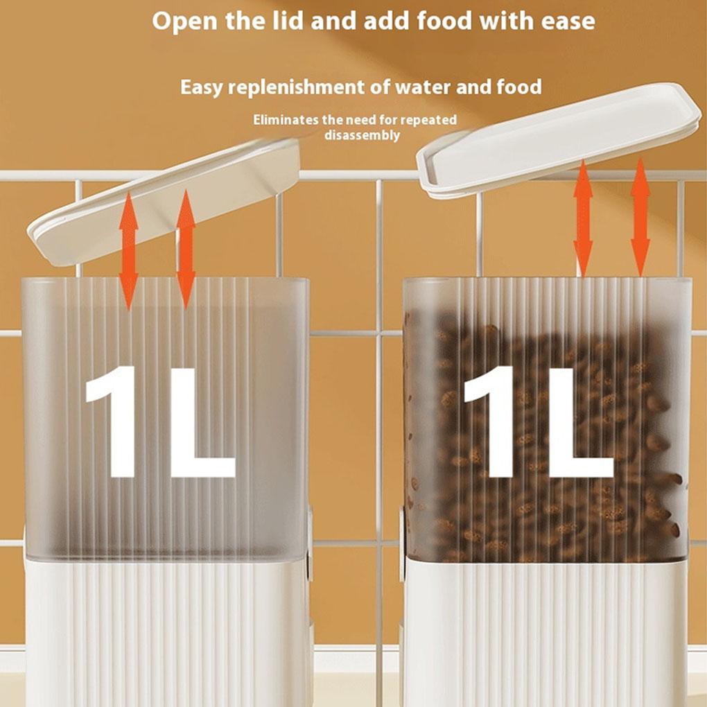 2x Подвесная Автоматическая Кормушка и Диспенсер для Воды для Хорьков и Кроликов Кроличьи Кормушки для Клеток