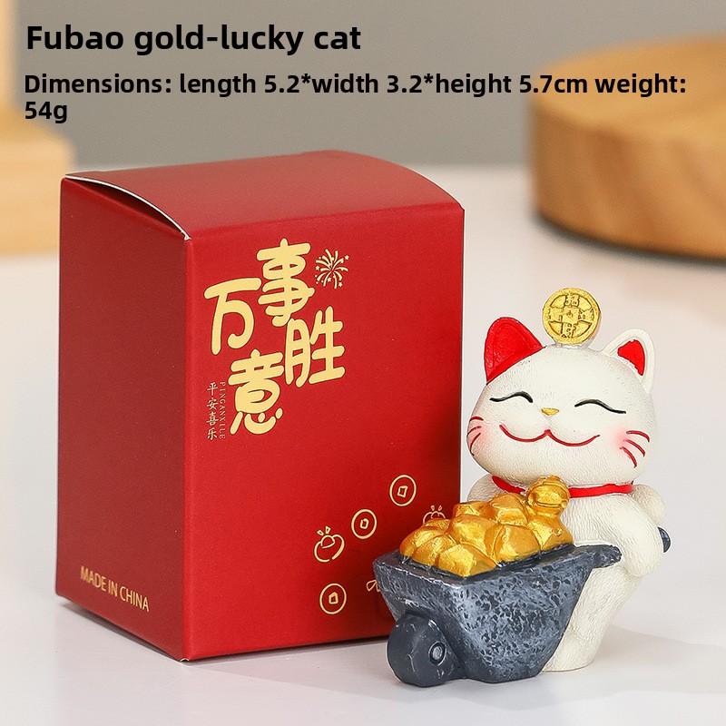 Милая подставка для мобильного телефона, украшение, милый манеки-неко из смолы, для офисного стола, милый подарок, украшение