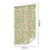 Wallpaper Small flowers cream, beige, lime and green 50x1000