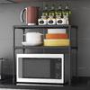 Kitchen Shelf, Microwave Rack, Oven, Air Fryer, Rice Cooker, Coffee Machine, Countertop, Layered Storage Rack Organizer Shelf