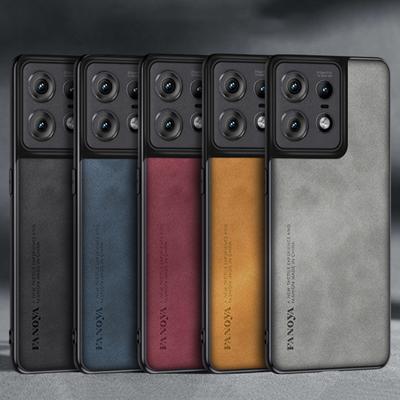 Для Motorola Edge 50 Pro Чехол Роскошный Кожаный Чехол для Телефона Для Motorola Moto Edge50 Pro 5G Задняя Крышка Матовая Силиконовая Защита