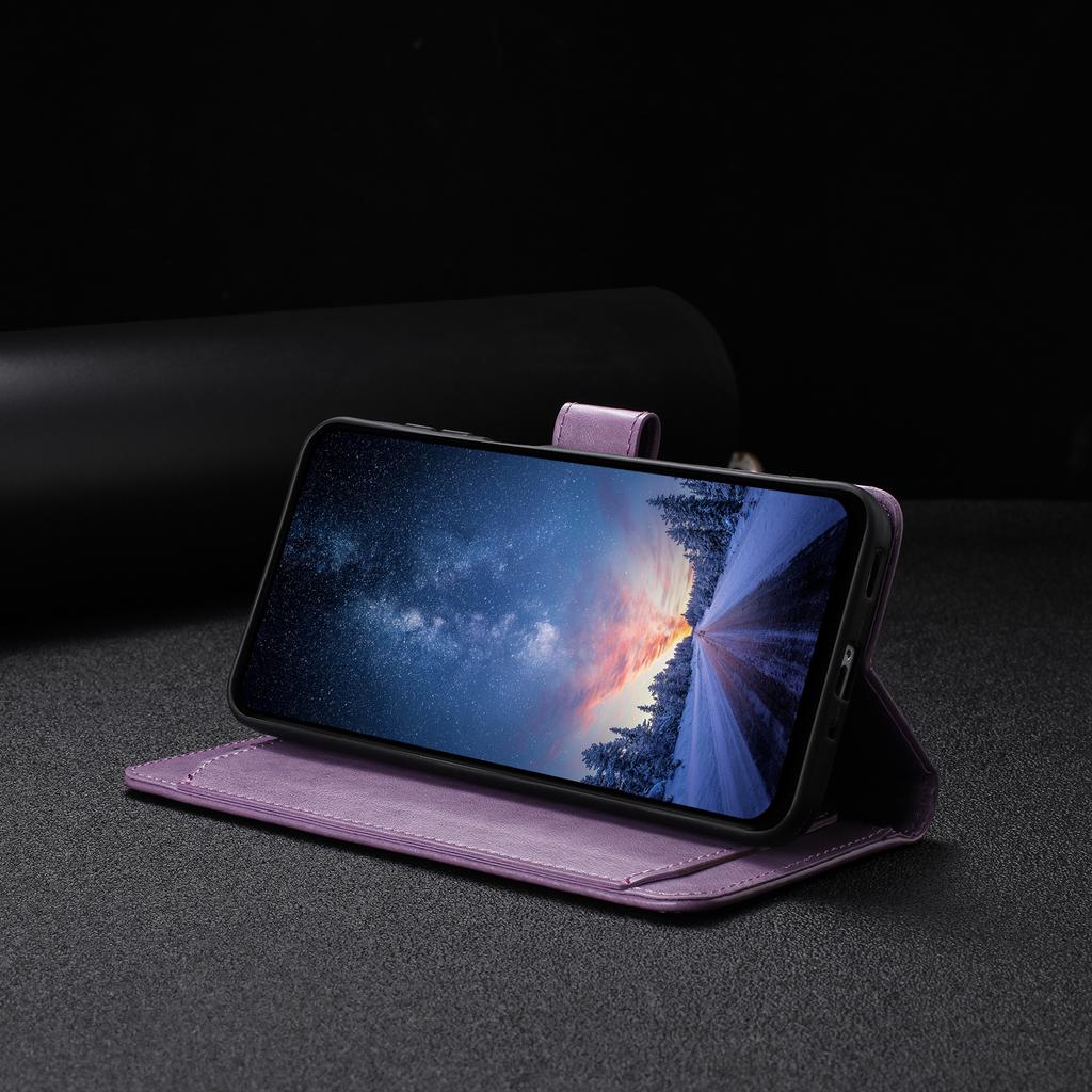 Для Xiaomi Redmi 15C 4G (Глобальный) (171 мм) Чехол-кошелек с подставкой из искусственной кожи, откидная крышка-фолио с 8 отделениями для карт