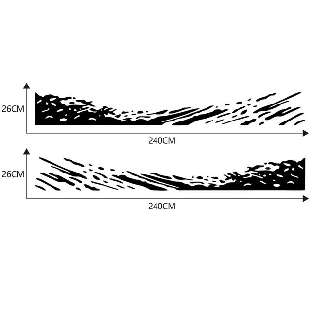 Автомобильные наклейки и наклейки лесной компас наклейка для автомобилей внедорожник RV Camper Offroad авто боковой декор кузова виниловая наклейка