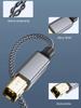 Кабель для принтера SUNROZ USB - USB Type-B Hi-Speed 480Mbps Тканевая оплётка, 3 м (A48753)
