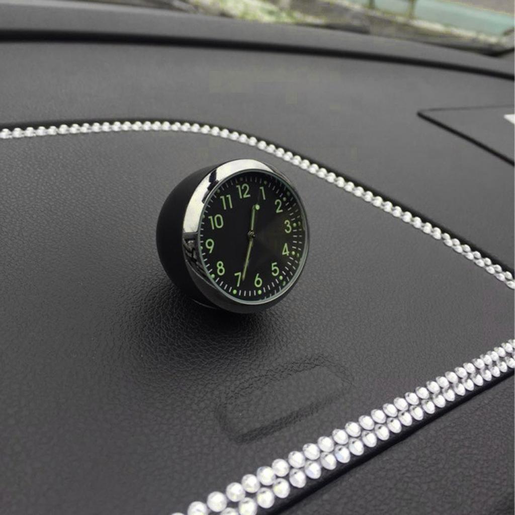 Мини-автомобильные флуоресцентные настенные часы, кварцевые часы, универсальные карманные часы