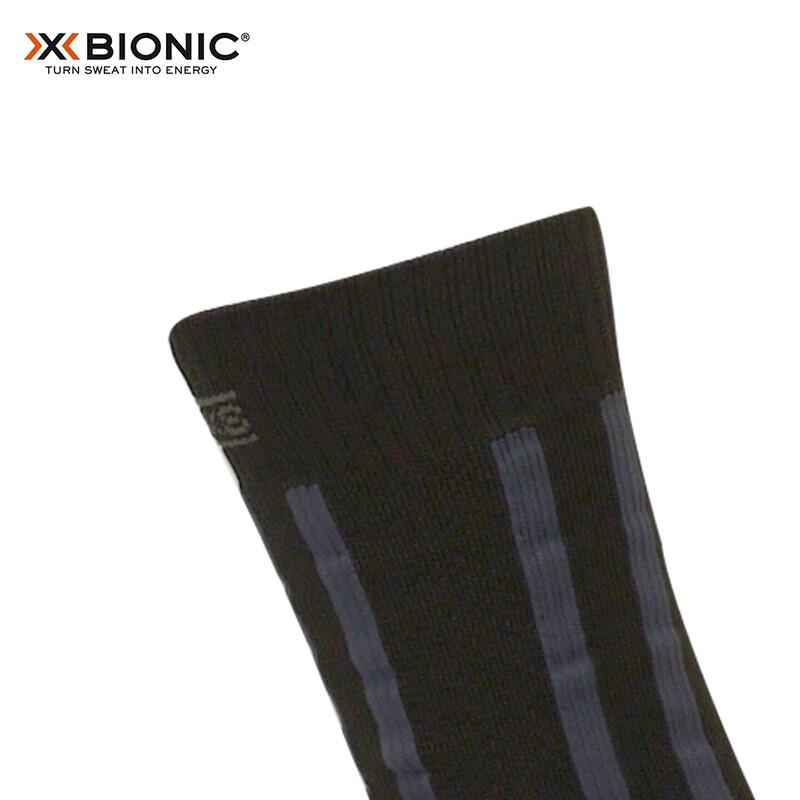 XBIONIC Outdoor Professional Hiking Socks Mid-Calf B040 Black/Charcoal Navy Blue 22.5cm-24(35-38)