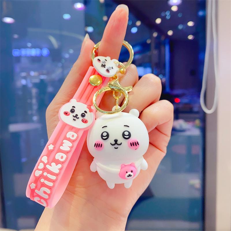 Креативный мультяшный брелок Jiyikawa, милый брелок Usaki, трехмерная ПВХ кукла, аксессуары для сумки для мужчин и женщин