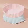 Silicone Frying Liners Air Circulation Baking Tray Dual-sided Cooking Pan Grease-free Air Fryer Basket Kitchen Accessory