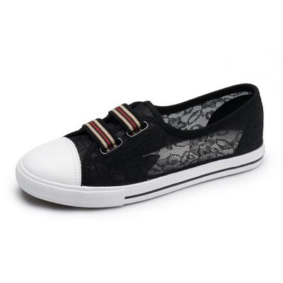 Женская обувь Модные летние белые повседневные лоферы с вырезами из кружева, холст, полые, дышащие, на платформе, плоские женские кроссовки Zapatos