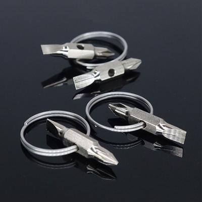 Карманная отвертка-брелок Многофункциональные инструменты для выкручивания винтов Портативная мини-отвертка